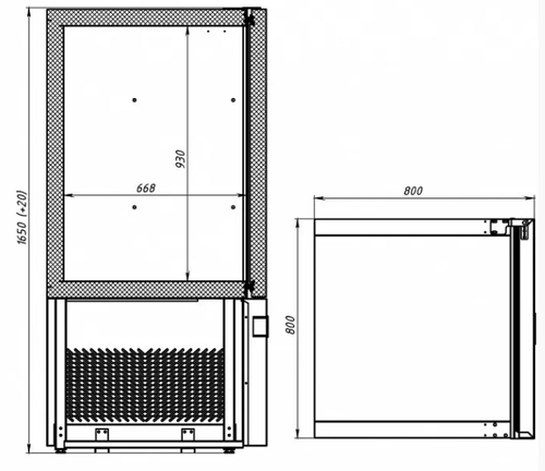 Шкаф шоковой заморозки Polair CR7-L
