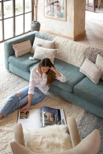 Шерстяной стираемый ковер Lorena Canals Into the Blue M (140 x 200 см)