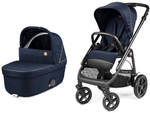 Коляска Peg Perego Veloce TC Brio Culla Belvedere Lounge 3 в 1 Blue Shine