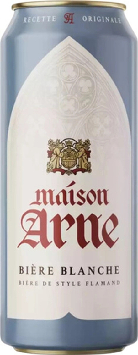 Пиво Мейзон Арне Бир Бланш / Maison Arne Biere Blanche 0.43 - банка