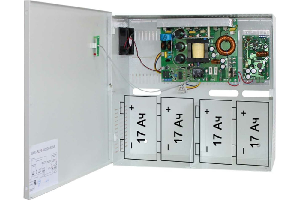 Источник бесперебойного питания SKAT-RLPS.48/36DC-500VA (СКАТ ИБП-48/9(36/6)-4x17)