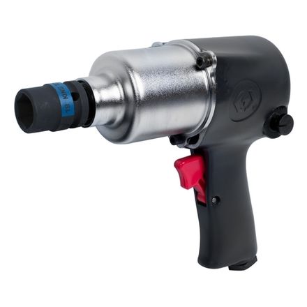 Цена на KING TONY (P33421-040B) Гайковерт пневматический ударный 1/2", 678 Нм, в комплекте 3 ударные головки