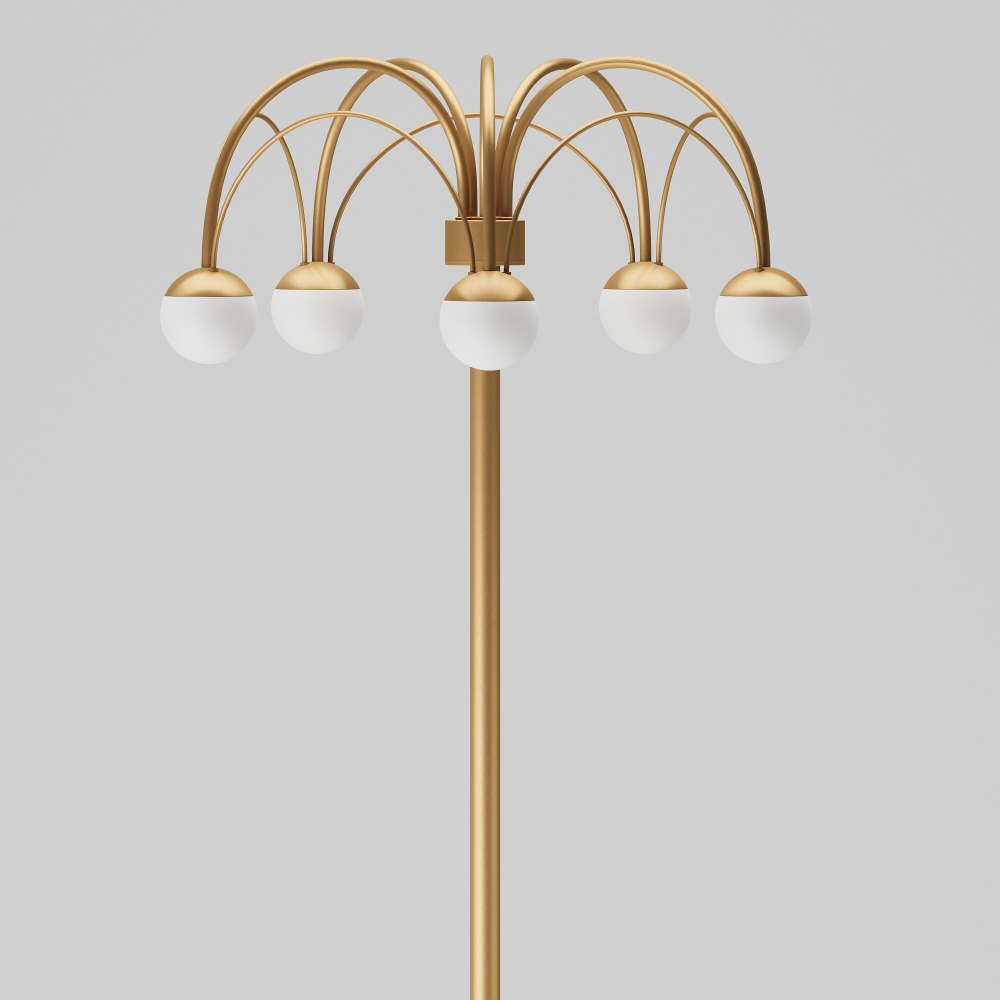 Торшер светодиодный Eurosvet Ragno 90194 золото