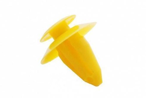 Пистон обивки двери ВАЗ 2170 Приора желтый 50шт Пластик