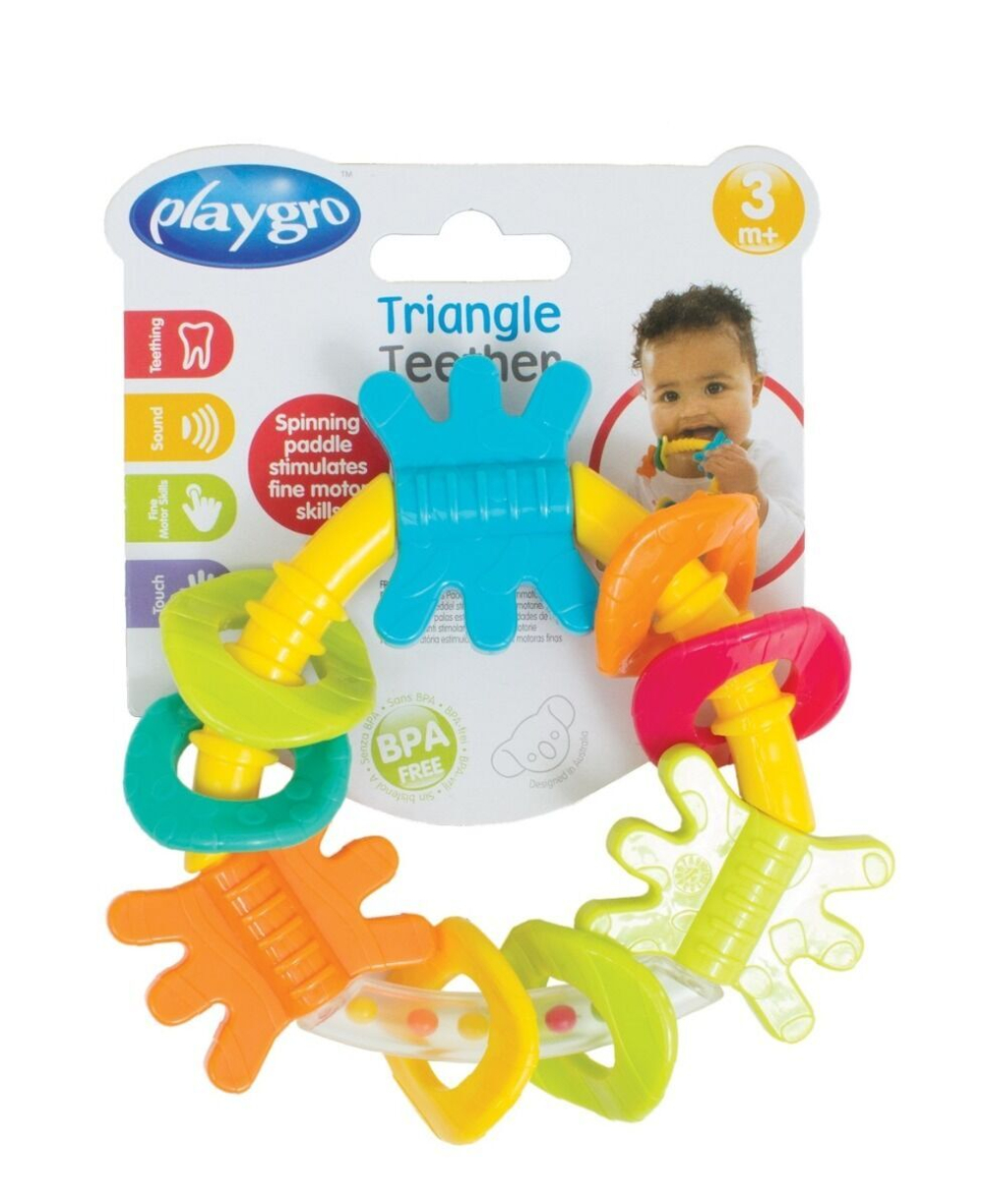 Playgro: Игрушка-прорезыватель Треугольник