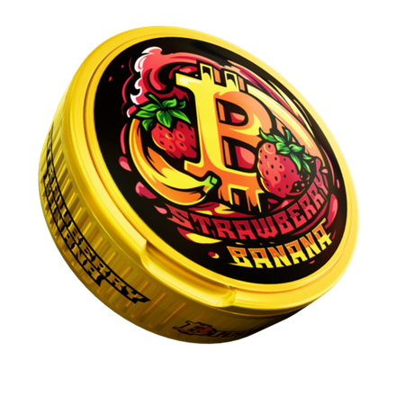 BITCOIN STRAWBERRY BANANA (200 МГ) - КЛУБНИКА, БАНАН