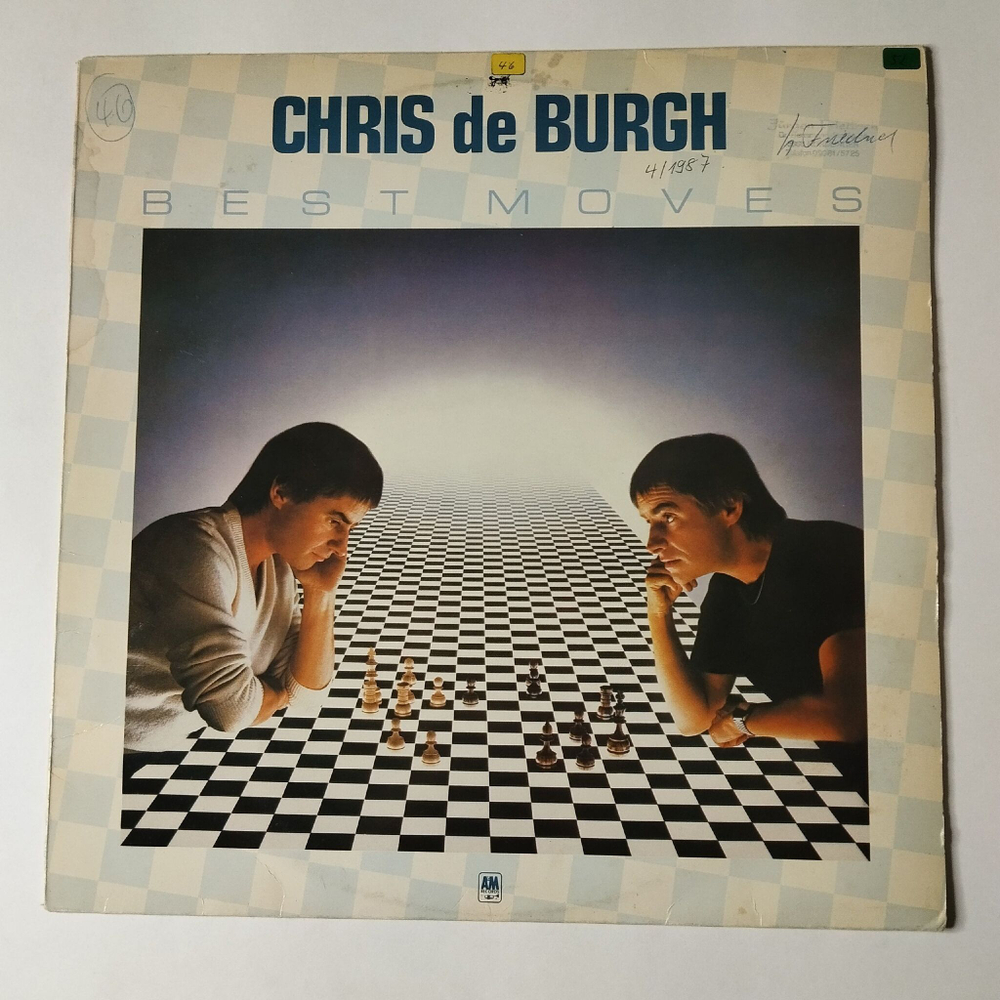 Винтажная виниловая пластинка LP Chris de Burgh Best Moves (Holland 1981)
