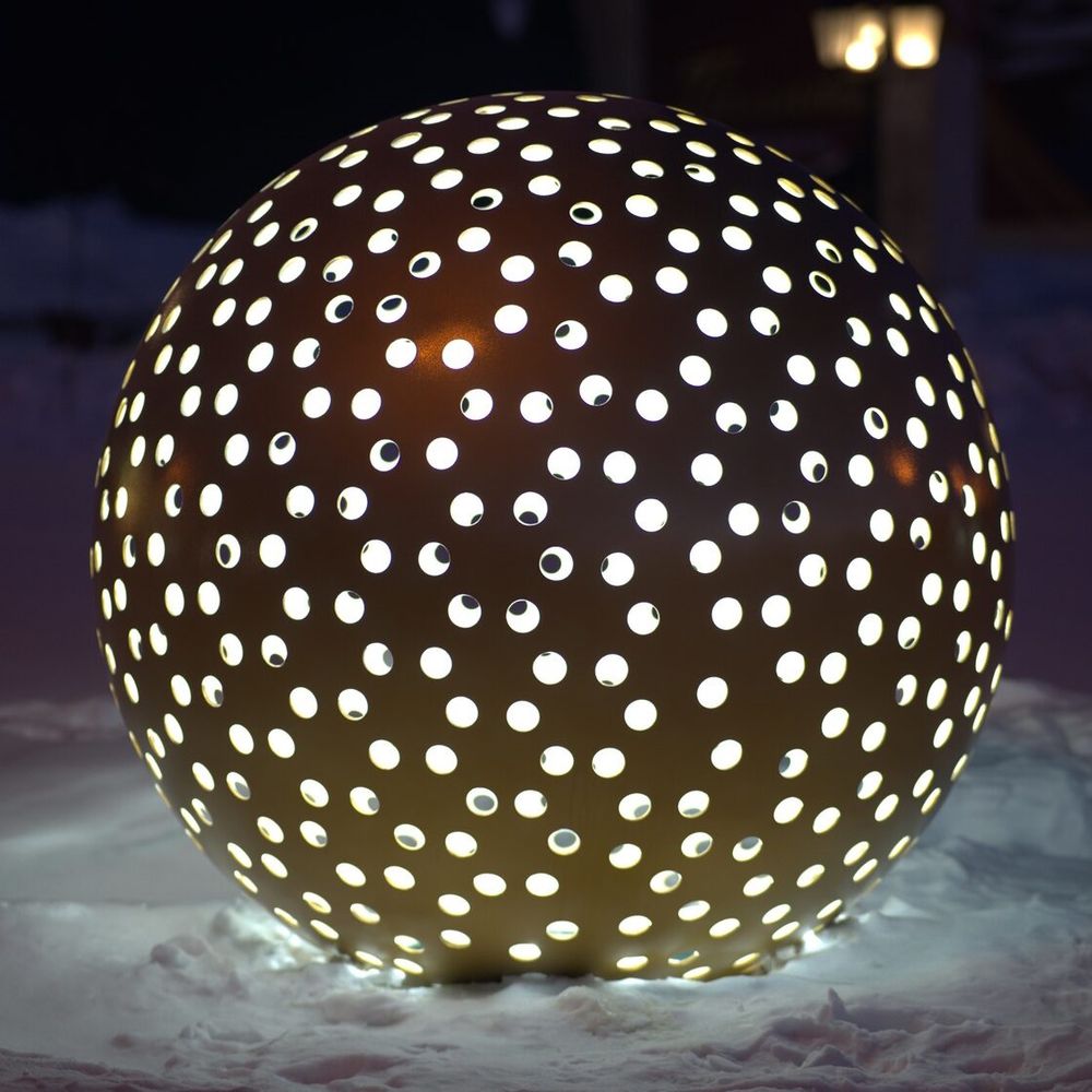 Большой Шар с подсветкой