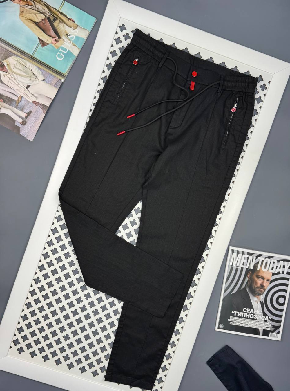 Льняные брюки Kiton