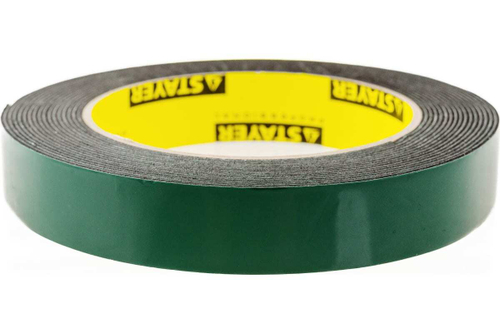Клейкая монтажная лента STAYER "Profi" на вспененной основе черная 19 мм х 5 м 12233-19-05