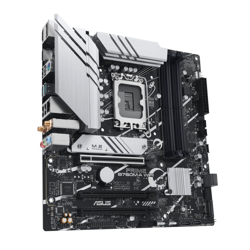 Материнская плата ASUS PRIME B760M-A WIFI, LGA1700, mATX