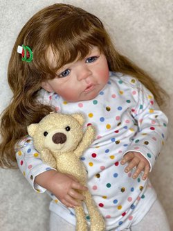 Кукла Реборн мягконабивная 60см в пакете (FA-608)