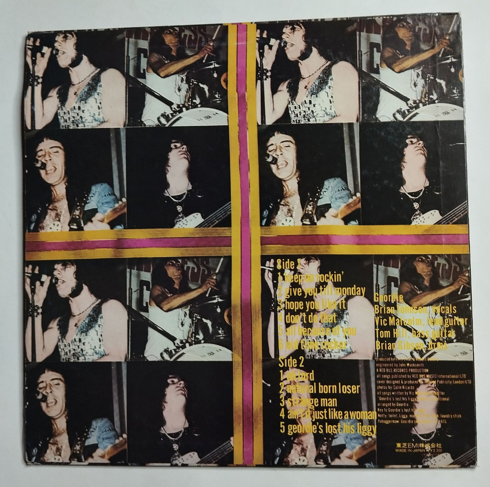 Винтажная виниловая пластинка LP Geordie Hope You Like It (Japan 1973) (No Obi)