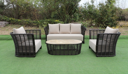 "Валенсия" лаунж-зона из искусственного ротанга, цвет бронзовый