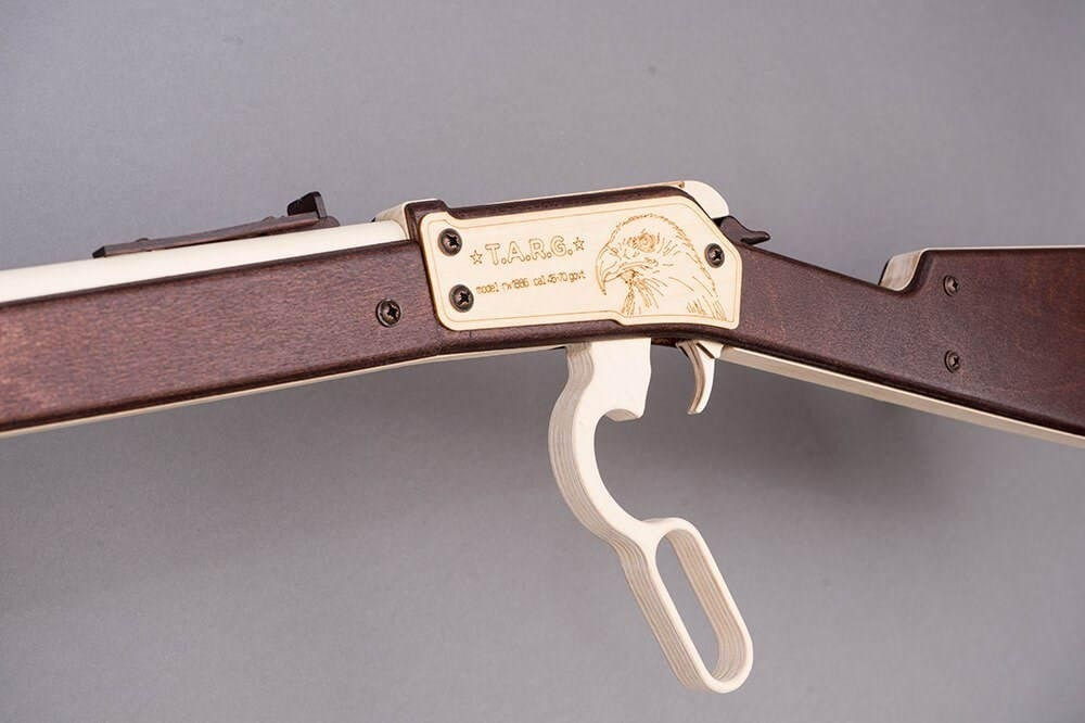 Винчестер Rebel от TARG - деревянный конструктор, сборная модель, 3d пазл