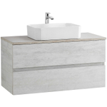 Тумба под раковину Cezares Molveno 46 80 MOLVENO 46-80-2C-SO-LB подвесная Legno Bianco
