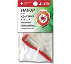Набор для удаления клеща 
штрихкод  4607025845737