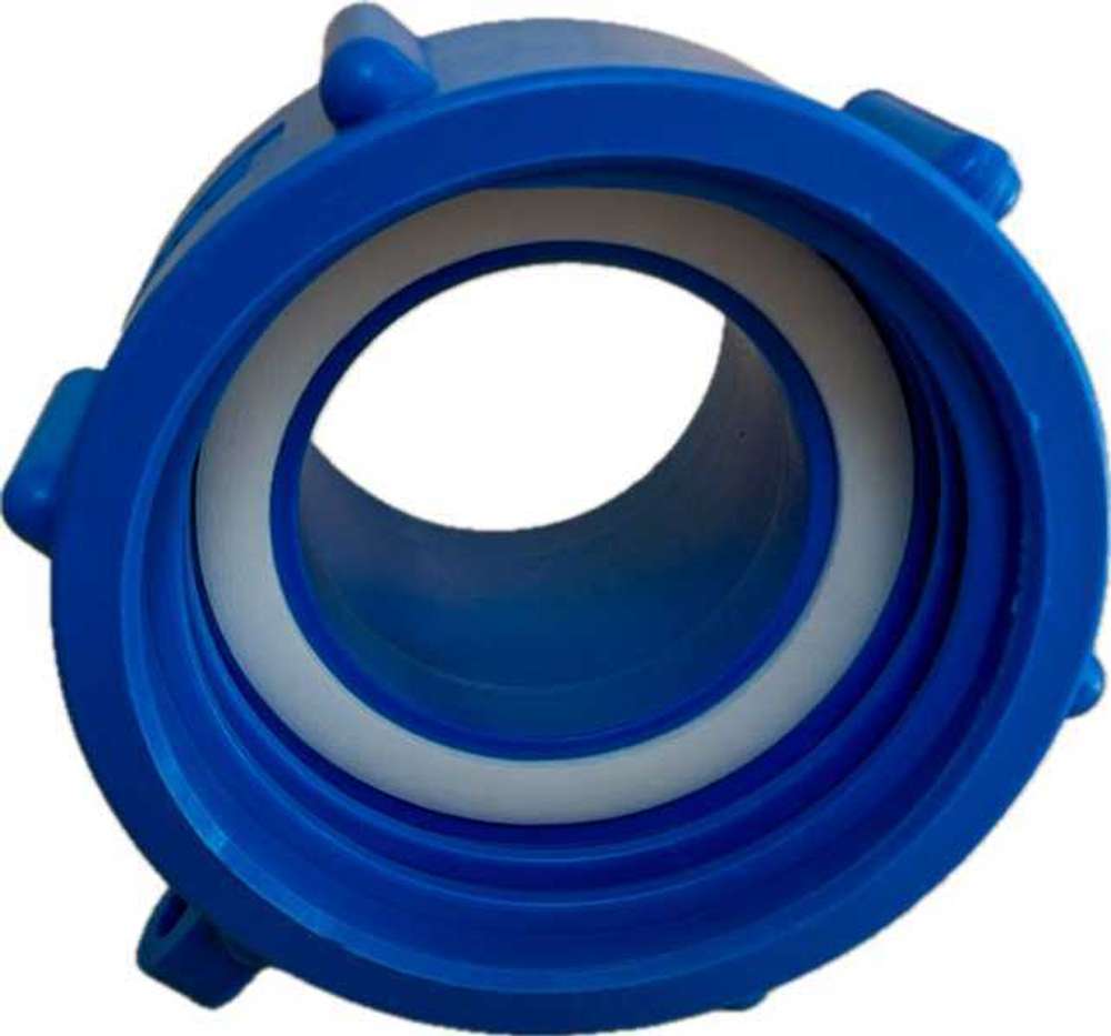 Крышка крана еврокуба внутренняя резьба S60x6 и наружная резьба 2"