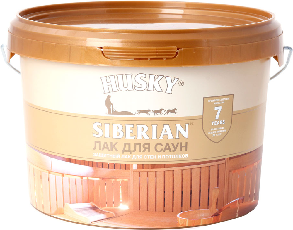 ЛАК HUSKY SIBERIAN ЗАЩИТНЫЙ ДЛЯ САУН 2,5Л