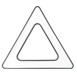 Светильник LED ЭРА Geometria SPO-153-B-40K-030 Delta 30Вт 4000К 2100Лм IP40 600*80 черный подвесной драйвер внутри