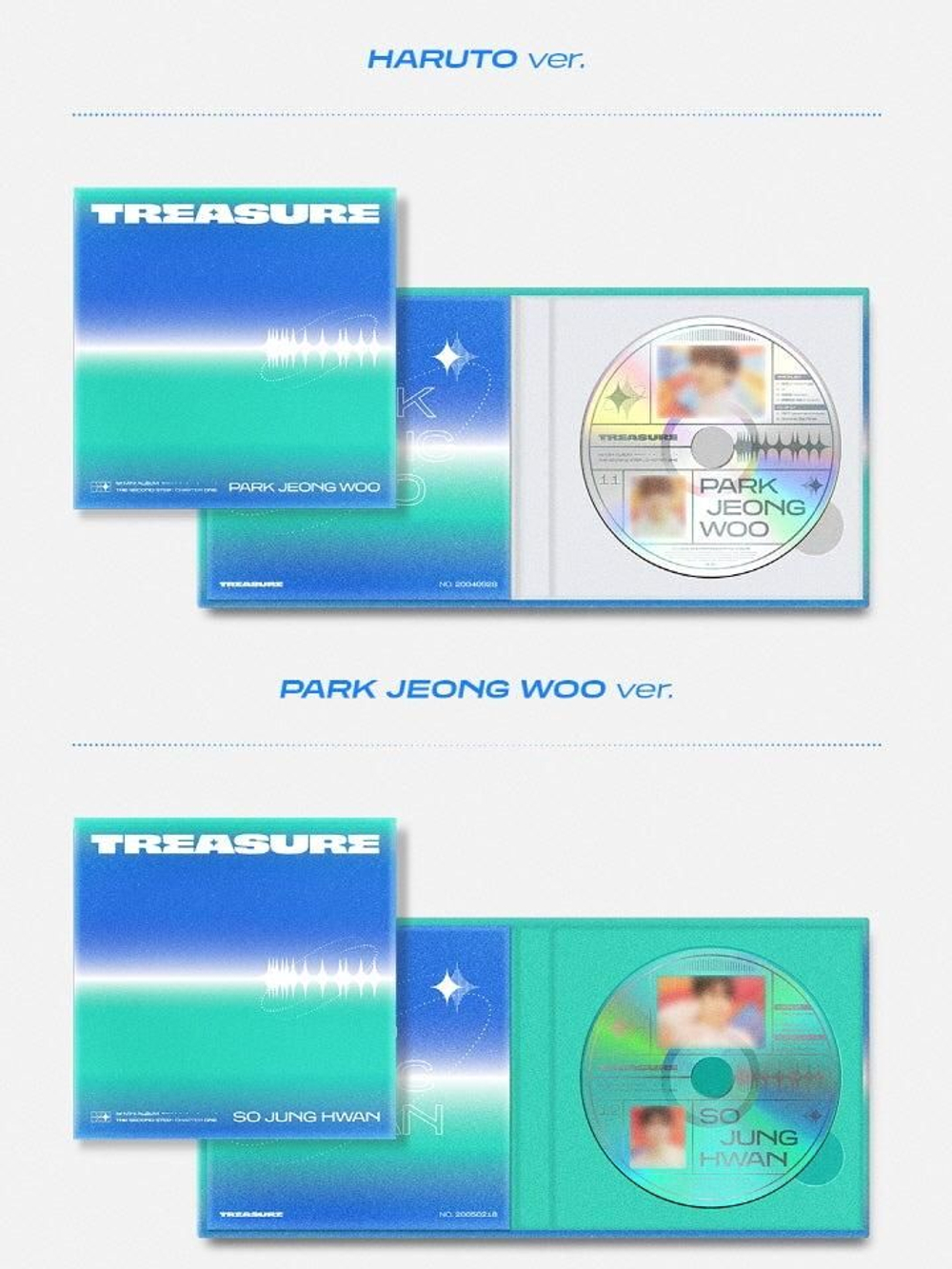 Альбом TREASURE - THE SECOND STEP : CHAPTER ONE 1st Mini Album DIGIPACK RANDOM Version
