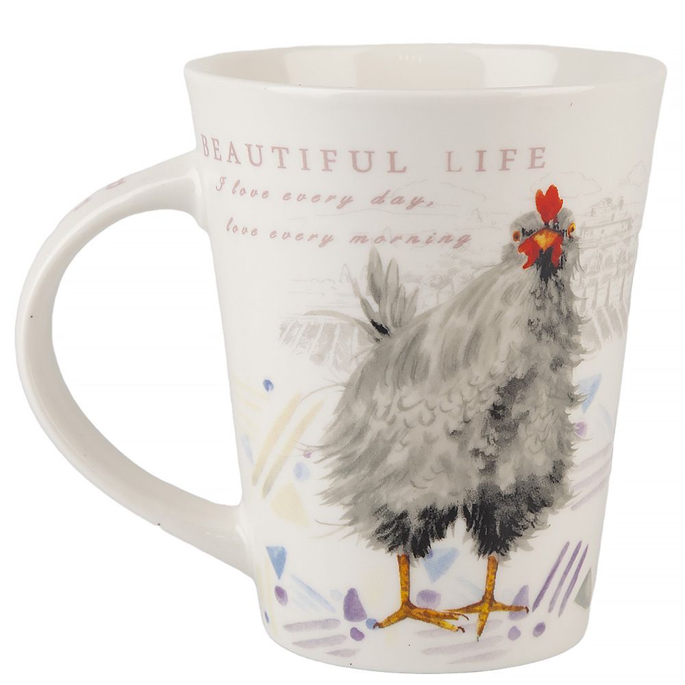 Кружка "Курица" v=350 мл (min12) (транспортная упаковка)