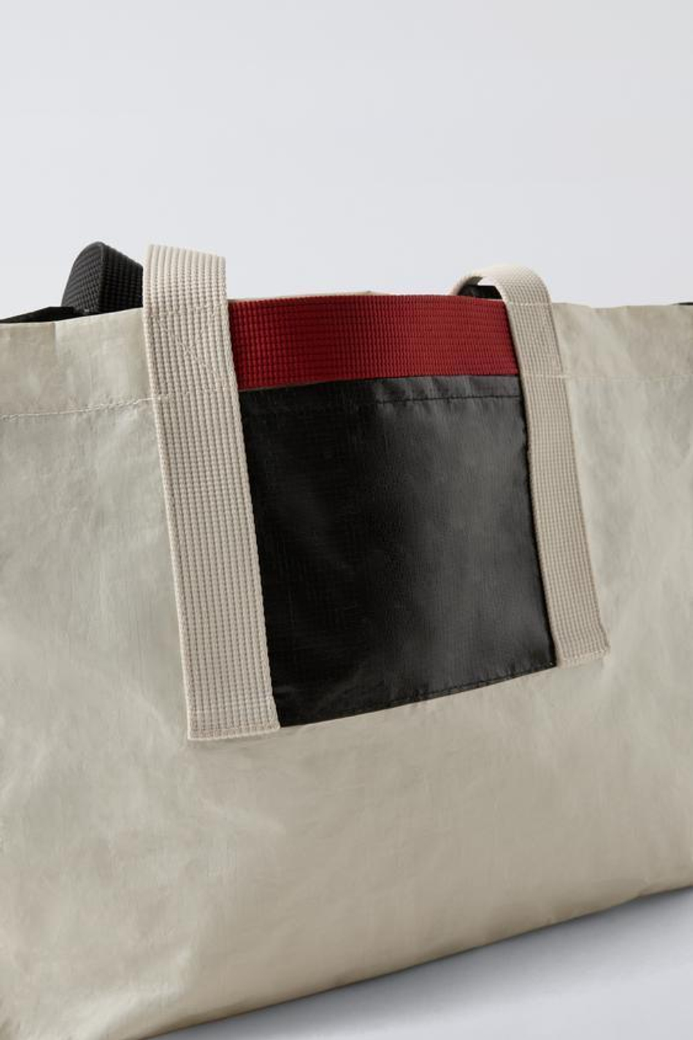 ZARA РАЗНОЦВЕТНАЯ СУМКА-ШОПЕР, ЦВЕТ ЛЬДА