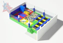 Батутная арена - купите аттракцион по цене производителя "ЗВЕЗДА"