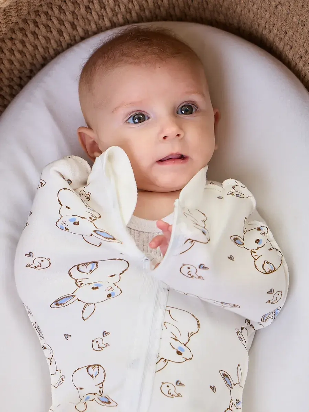 Пеленка кокон для новорожденных