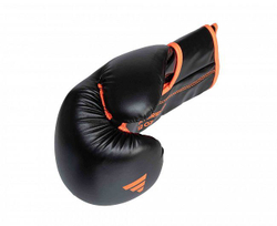 Перчатки боксерские Hybrid 80 черно-красные adiH80