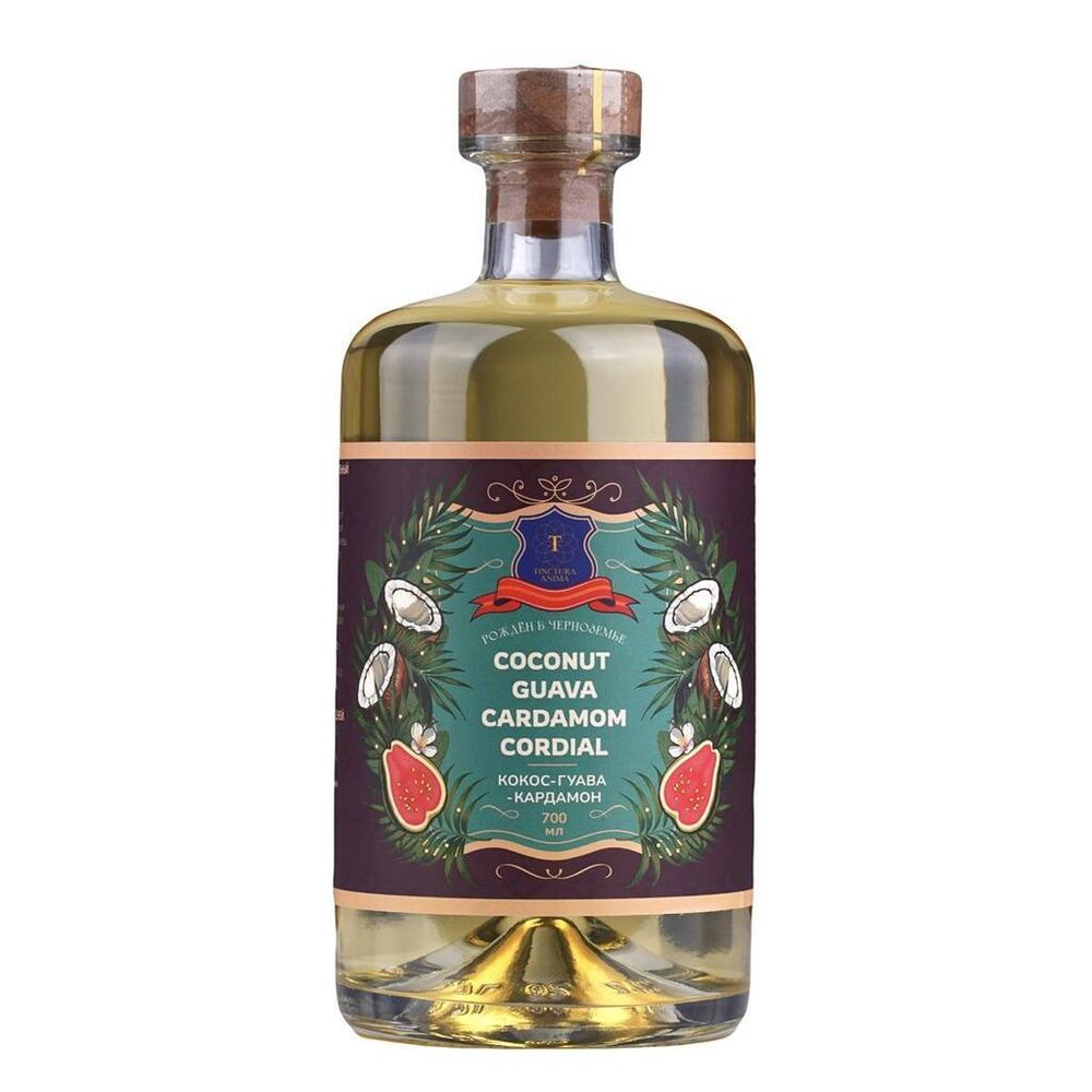 Кордиал основа для напитков КОКОС-ГУАВА-КАРДАМОН 0,7л Tinctura Anima
