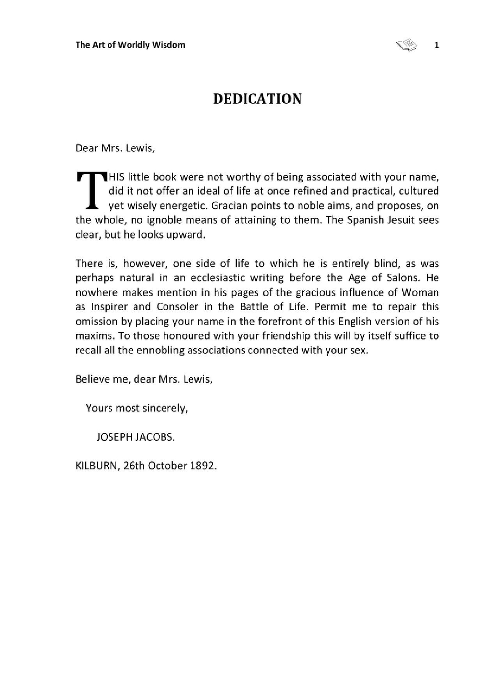 The Art of Worldly Wisdom | B.G. Morales