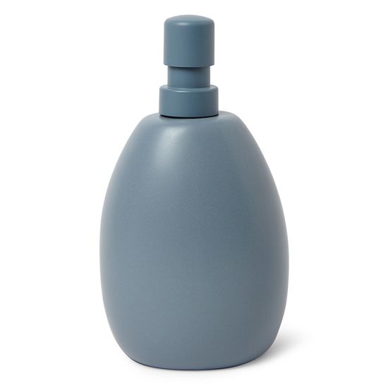 Диспенсер для мыла с подставкой для губки joey, 590 мл, серо-голубой