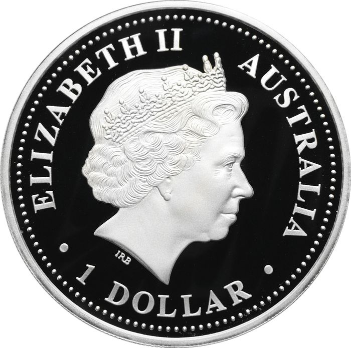 1 доллар 2006 Австралия Proof «400 лет открытию Австралии» в футляре, с сертификатом