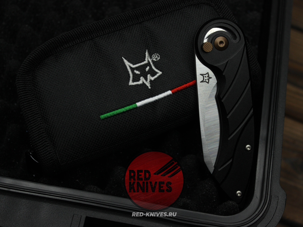 Ножи FOX KNIVES Radius Black - черная рукоять