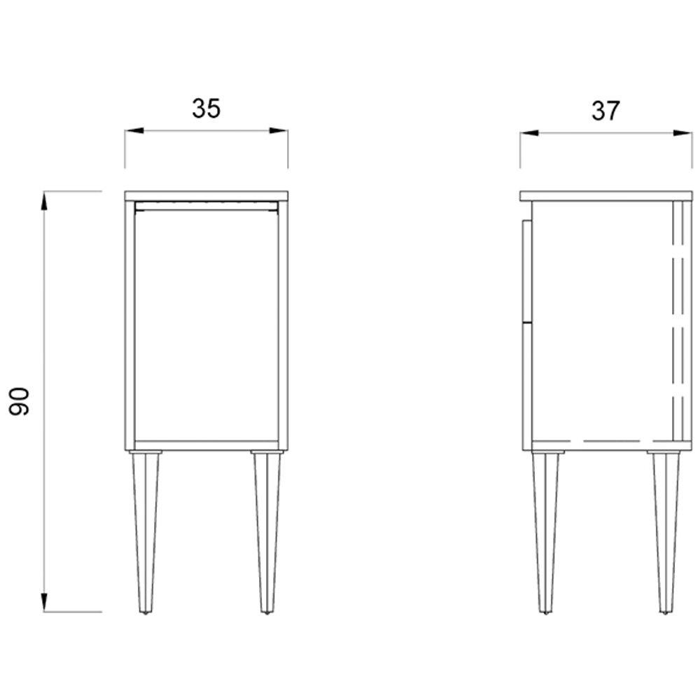 Тумба STYLING CABINET 90