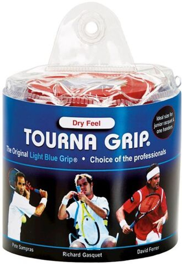 Намотки теннисные Tourna Grip Dry Feel Tour Pack 30P - blue