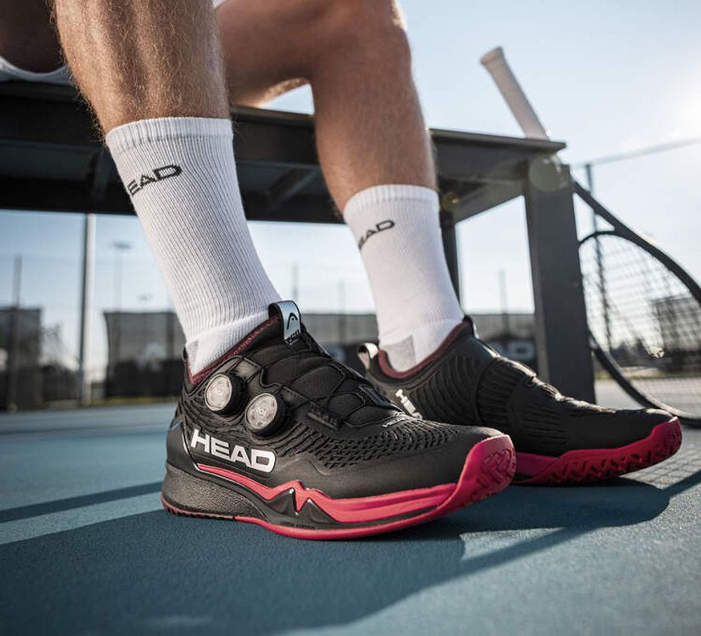 Теннисные кроссовки Head Endure Pro Boa - black/red