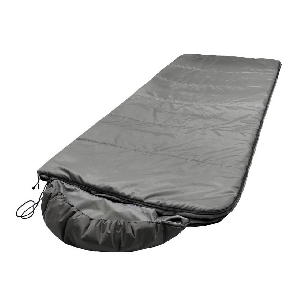 Мешок спальный туристический "Пелигрин", теплый, 210х110 см (до -25°С), серый