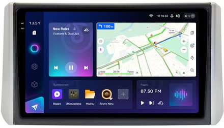 Магнитола для Mitsubishi Xpander, Xpander Cross (рамка под 9") - Teyes CC3-2K QLed Android 10, ТОП процессор, SIM-слот, CarPlay