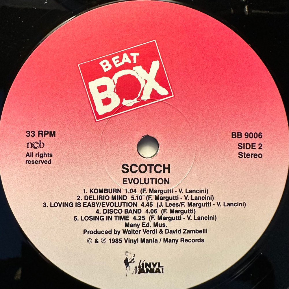 Scotch - Evolution (Швеция 1985г.)