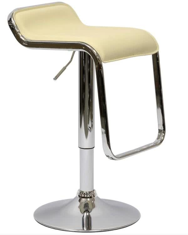 Стул барный  Rio БЕЖЕВЫЙ /ХРОМ
