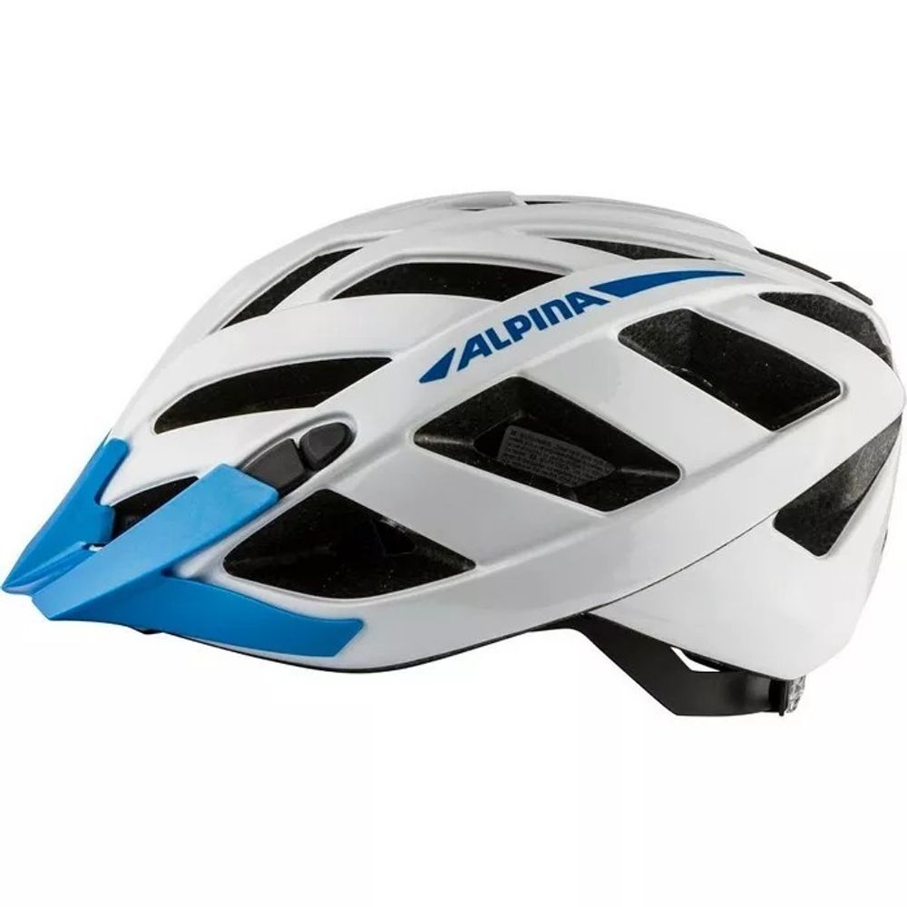 Велошлем Alpina Panoma 2.0 White/Blue Gloss