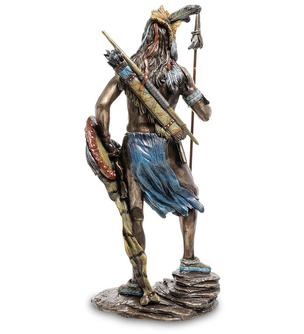 Veronese WS-620 Статуэтка «Индеец с копьем и щитом»