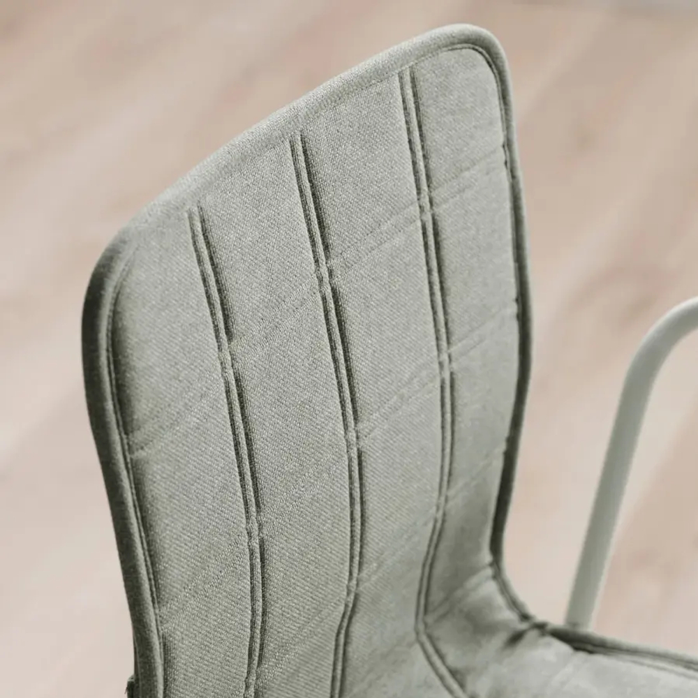 Стул - IKEA LÄKTARE/LAKTARE, 91х55х50 см, светло-зеленый/белый, ИКЕА