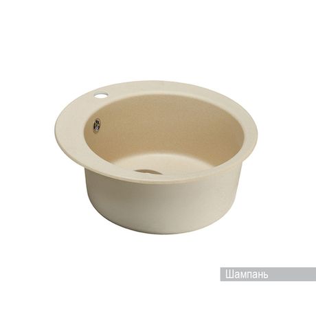 Кухонная мойка AQUATON Иверия 48 Шампань