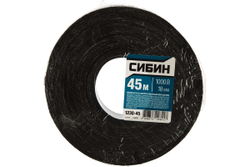 Х/Б изолента СИБИН ширина 45м 18мм 1000 В черная 1230-45