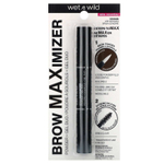 wet n wild, Brow Maximizer, средство для бровей, пудра и гель для дуэта, 1115506 пепельно-коричневый, 1 шт.