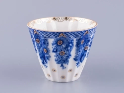 Чашка с блюдцем чайная 235 мл форма Лучистая рисунок Корзиночка арт. 81.10303.00.1