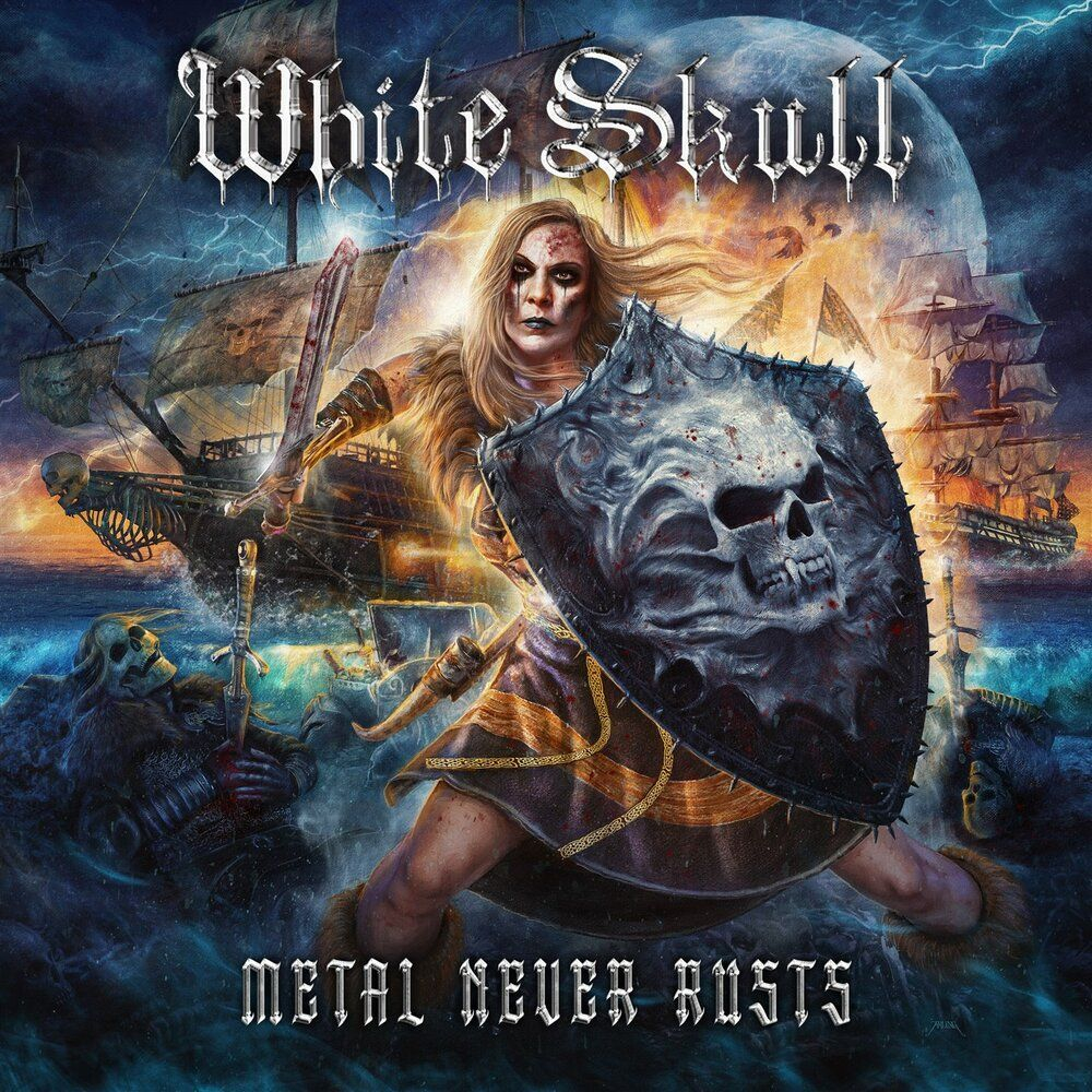 WHITE SKULL - Metal Never Rusts, музыкальный лицензионный компакт диск